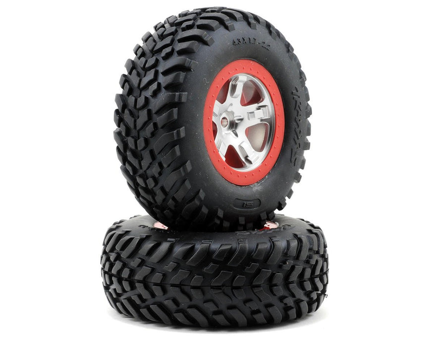 Traxxas 5873R S1 Slash Front and Rear Mounted Racing Tire Set of 2