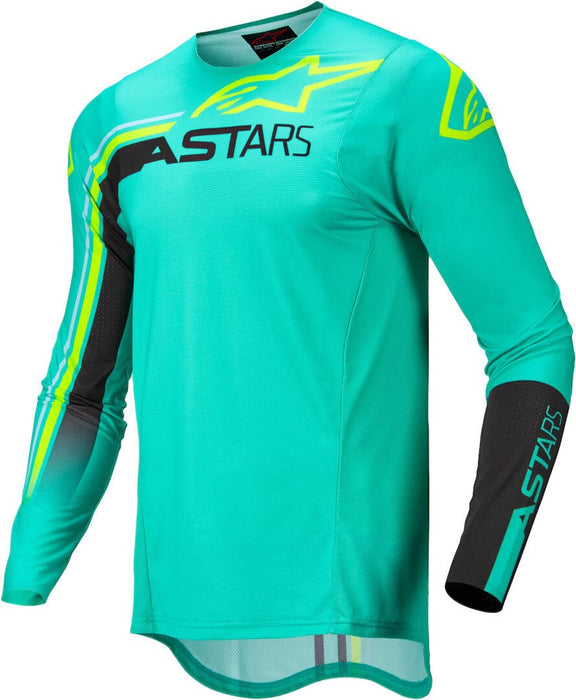 Alpinestars Supertech Blaze Jersey Pastel Grn/Blk/Yellow Fluo Xl (3760422-645-XL)