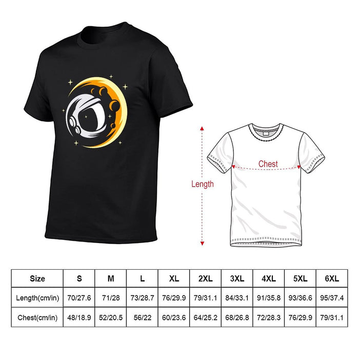 Skull Astronaut Funny Cotton Men's T-Shirt Tops Universe exploration9fc19bfdeafb026af70a63c053d8f58d_3b3d1f80d3862716255995379c6f18a9