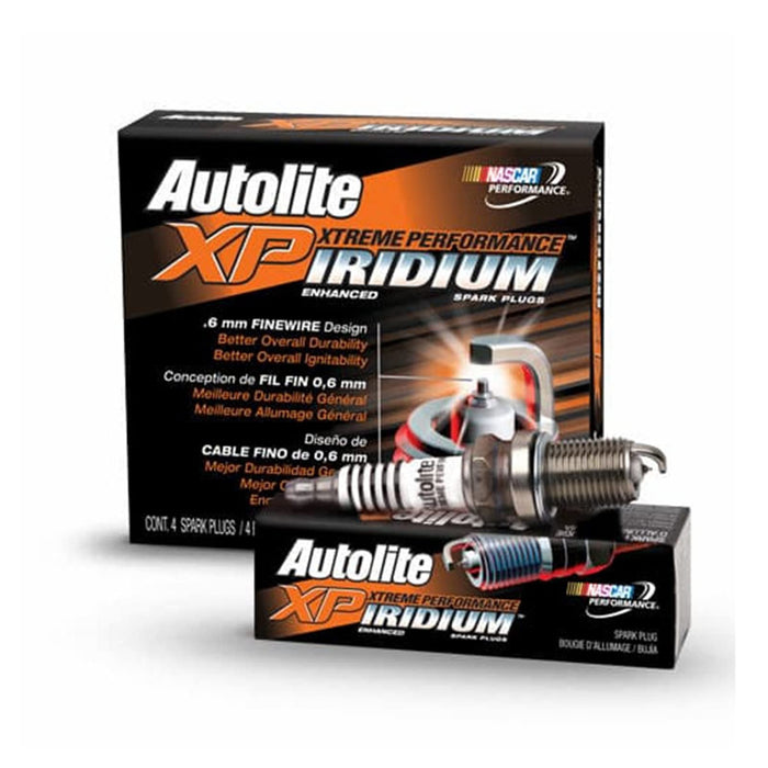 Autolite Iridium XP Automotive Replacement Spark Plugs, XP64 (4 Pack)