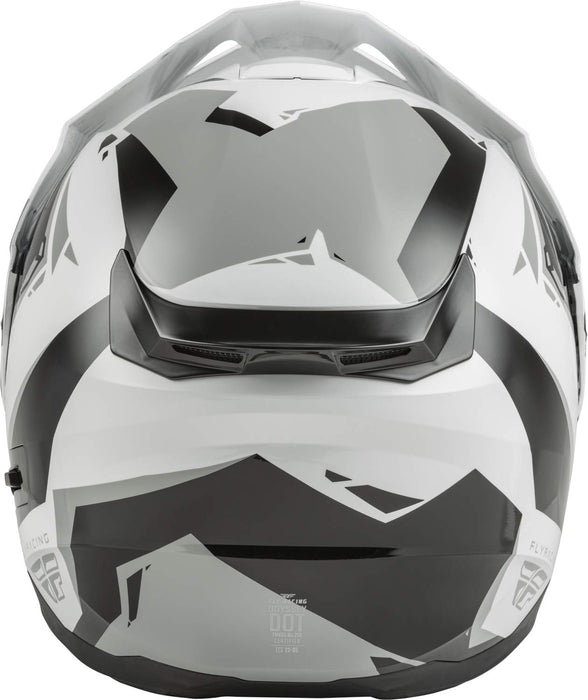 Fly Racing Odyssey Modular Helmet (Black/White/Grey, Medium)