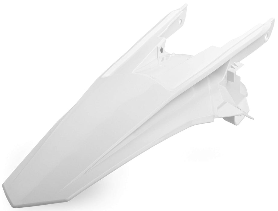 Polisport Rear Fender (White KTM) Compatible With 17-18 KTM 250SX