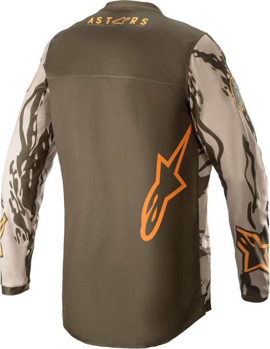 Alpinestars Youth Racer Tactical Jersey Mltry/Sand Camo/Tange Ys (3771222-6840-S)