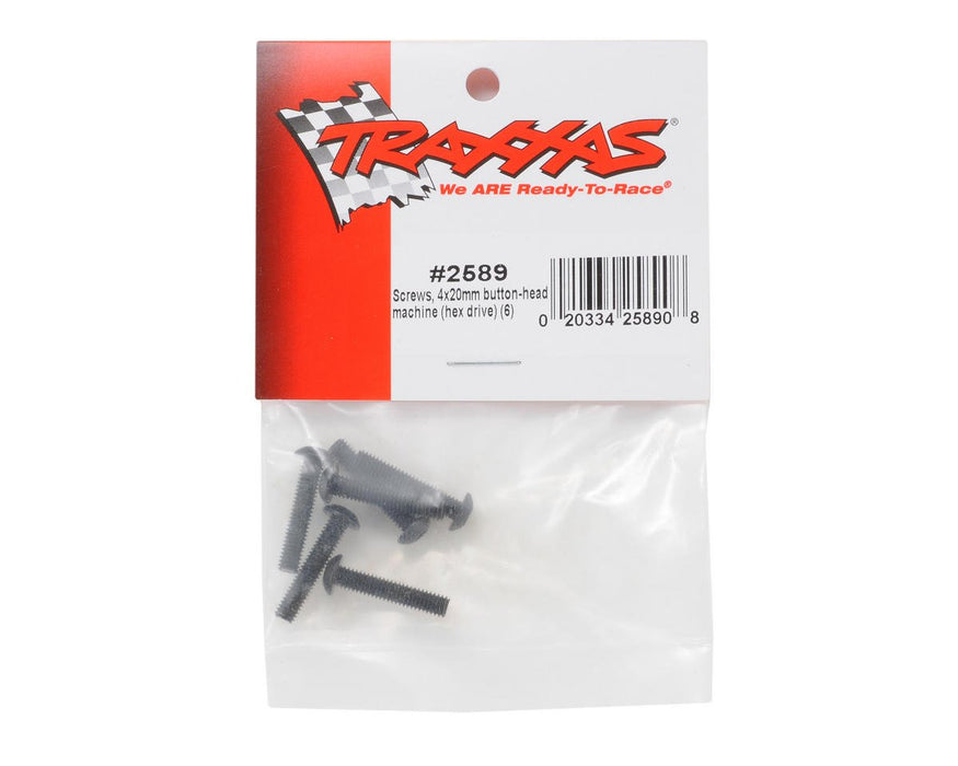 Traxxas 2589 Button-Head Machine Screw Model Car Parts 0 4 x 16 mm