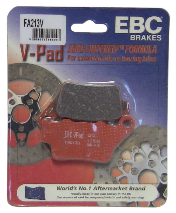 EBC Brakes FA213V Semi Sintered Disc Brake Pad, Black