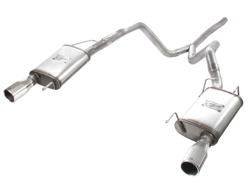 aFe MACHForce XP 05-09 Ford Mustang V6 4.0L 2-1/2in. 409 SS Cat-Back Exhaust 49-43047