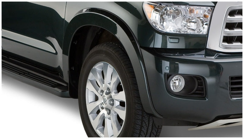 Bushwacker 08-15 Toyota Sequoia OE Style Flares 4pc Fits w/ Factory Mudflap Black 30912-02