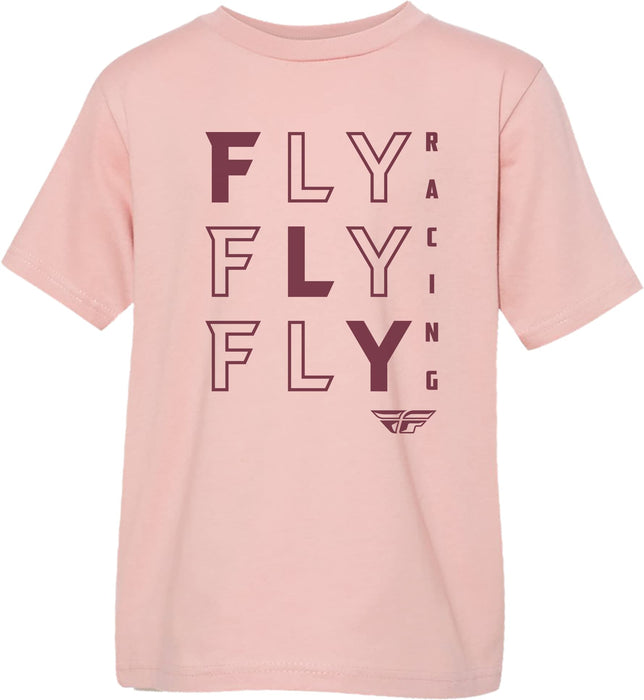 Fly Racing 356-0173YM Youth Fly Tic Tac Toe Tee Peach Ym