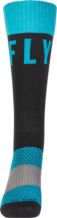 Fly Racing 2022 MX Pro Riding Socks (Blue/Black, SM/MD)