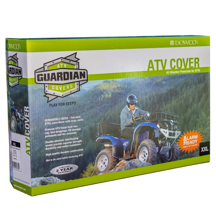 Dowco Guardian 26018-01 Indoor/Outdoor Water Resistant Reflective ATV Cover: Black, X-Large