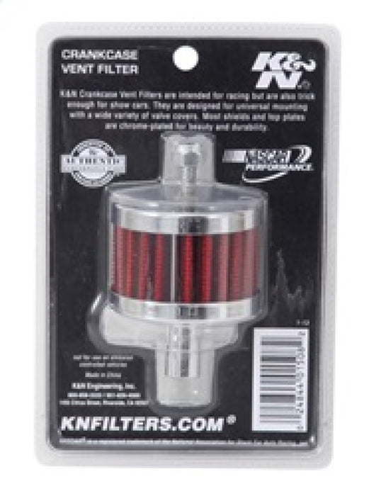 K&N Vent Air Filter/ Breather: High Performance, Premium, Washable, Replacement Engine Filter: Filter Height: 1.5 In, Flange Length: 0.875 In, Shape: Breather, 62-1100