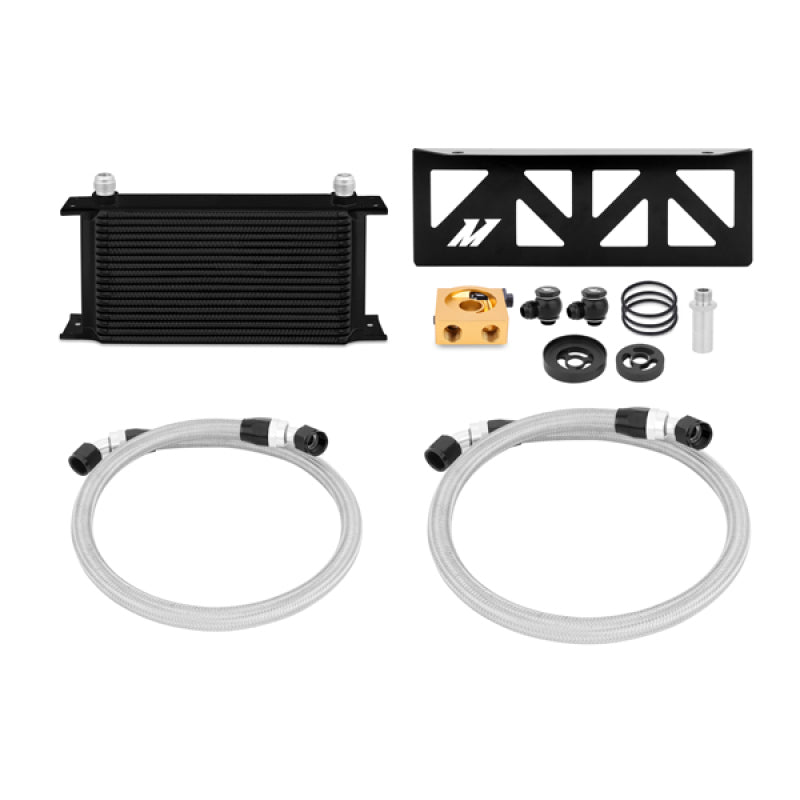 Mishimoto 13+ Subaru BRZ/Scion FR-S Thermostatic Oil Cooler Kit Black MMOC-BRZ-13TBK