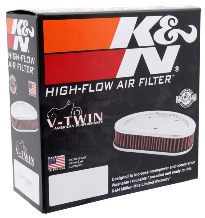 K&N HD-2075 Air Filter for HARLEY DAVIDSON 1000/1200CC 75-78