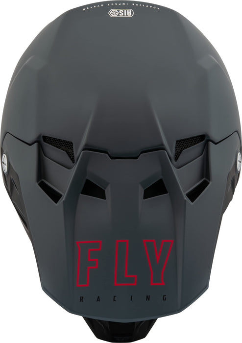 Fly Racing 2023 Adult Formula CC Driver Helmet (Matte Grey/Black, XX-Large)