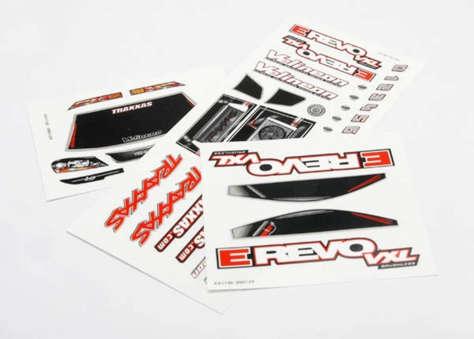 Traxxas 7113 Decal Sheets 1/16 E-Revo VXL 368-Pack