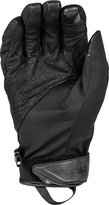 Fly Racing 2023 Snow Title Long Glove (Black, X-Small)