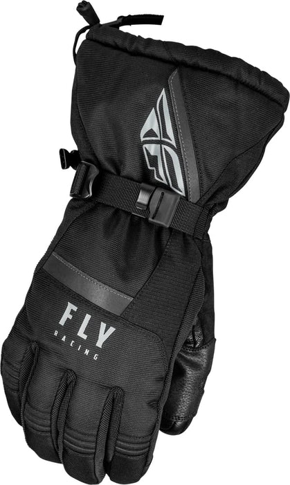 Fly Racing 2023 Snow Cascade Glove (Black, 3X-Large)