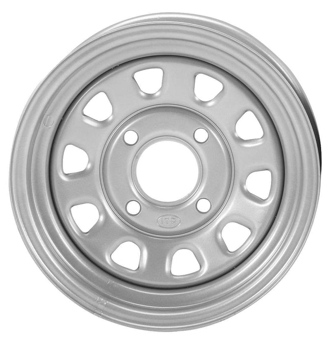 Itp Delta Steel Silver Wheel With Machined Finish (12X7"/4X4Mm) 1225527032