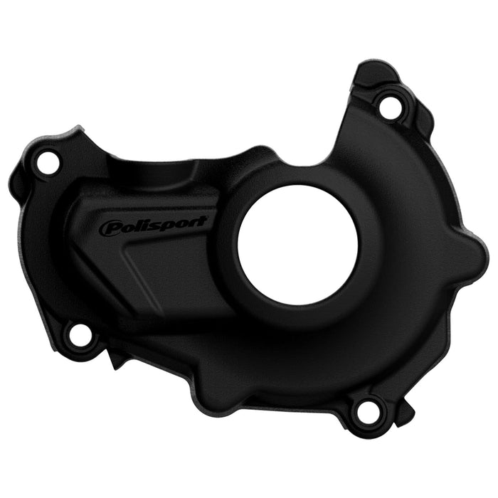 Polisport Ignition Cover Protector (BLACK) For 14-17 YAMAHA YZ450F