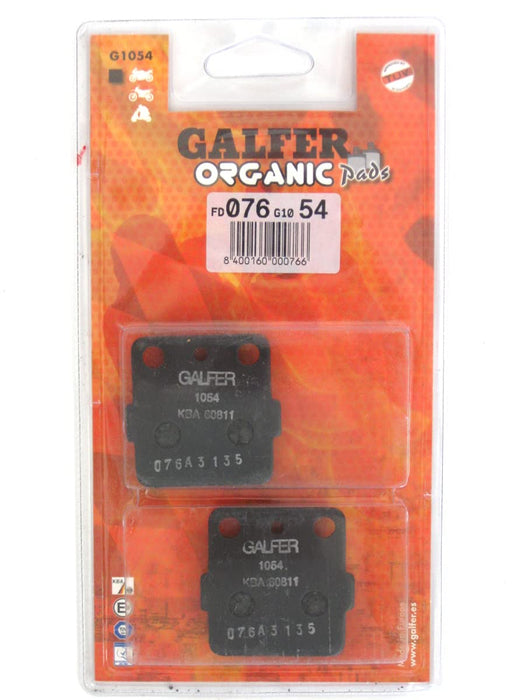 Galfer Semi-Metallic Brake Pads (Front G1054) Compatible With 89 YAMAHA YZ250