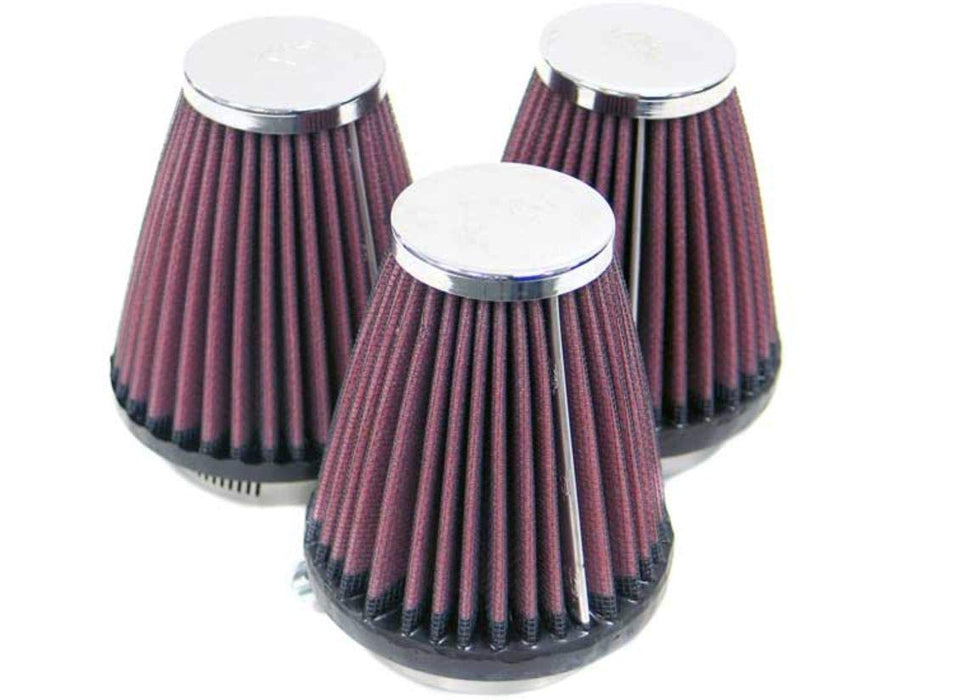 K&N Universal Clamp-On Air Filter: High Performance, Premium, Washable, Replacement Filter: Flange Diameter: 2.062 In, Filter Height: 4 In, Flange Length: 0.625 In, Shape: Round Tapered, Rc-1203 RC-1203