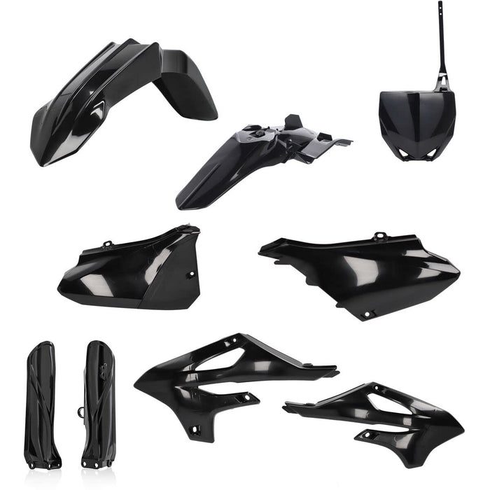 Acerbis Full Plastic Kit (BLACK) For 22 YAMAHA YZ85