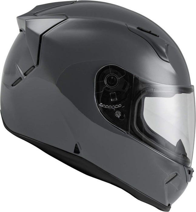 Fly Racing 73-8354L Revolt Solid Helmet Grey Lg