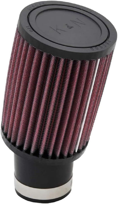 K&N Universal Clamp-On Air Filter: High Performance, Premium, Washable, Replacement Engine Filter: Flange Diameter: 2.0625 In, Filter Height: 5 In, Flange Length: 2.5 In, Shape: Round, RU-1780