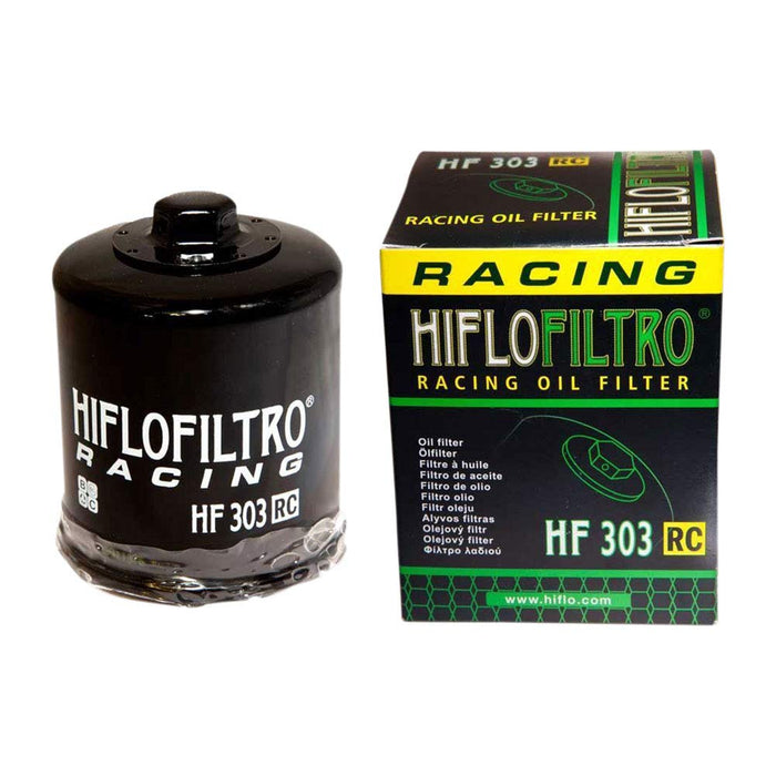 HiFloFiltro HF303RC Black RC High Performance Premium Oil Filter, Single