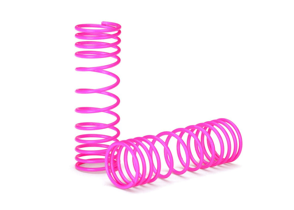 Traxxas 5857P Front Progressive Rate Springs (Pair) Pink