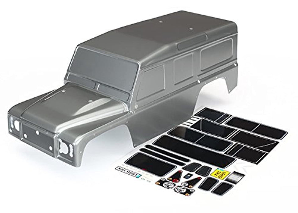 Traxxas 8011X 1/10 Scale Land Rover Defender Body Toy Graphite Silver