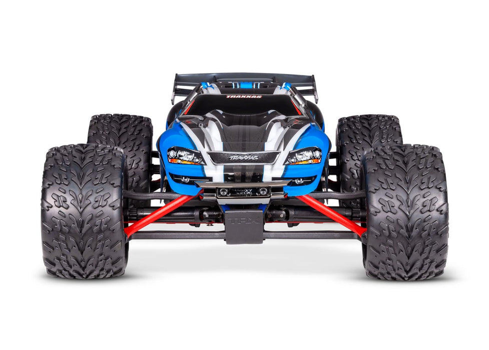 Traxxas 71054-8-BLUE - E-Revo 1/16 4WD Electric Brushed Monster Truck Blue