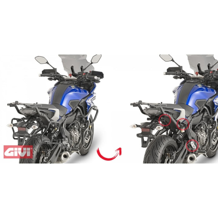 GIVI Plxr2130 Tubular Pannier Holder Yamaha Mt-07 Tracer