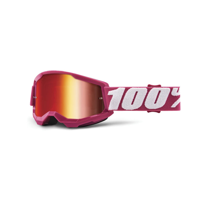 100% STRATA 2 JUNIOR Goggle Fletcher - Mirror Red Lens