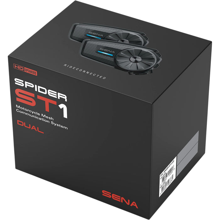 Sena Spider ST1 Bluetooth Communication System Dual Pack