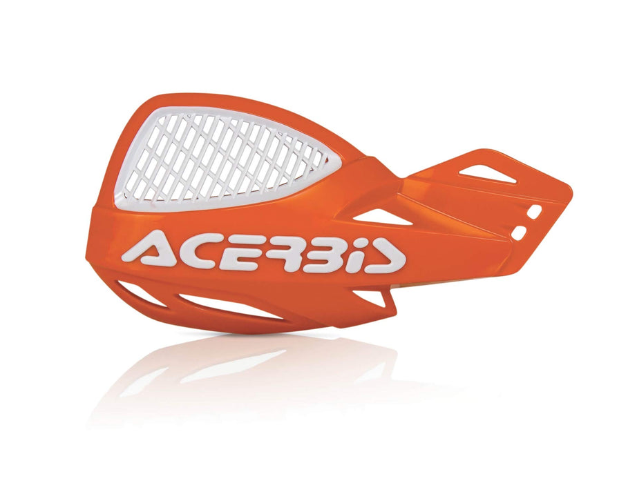 Acerbis Uniko MX Vented Handguards (16+ Orange/White), One Size (2072675321)