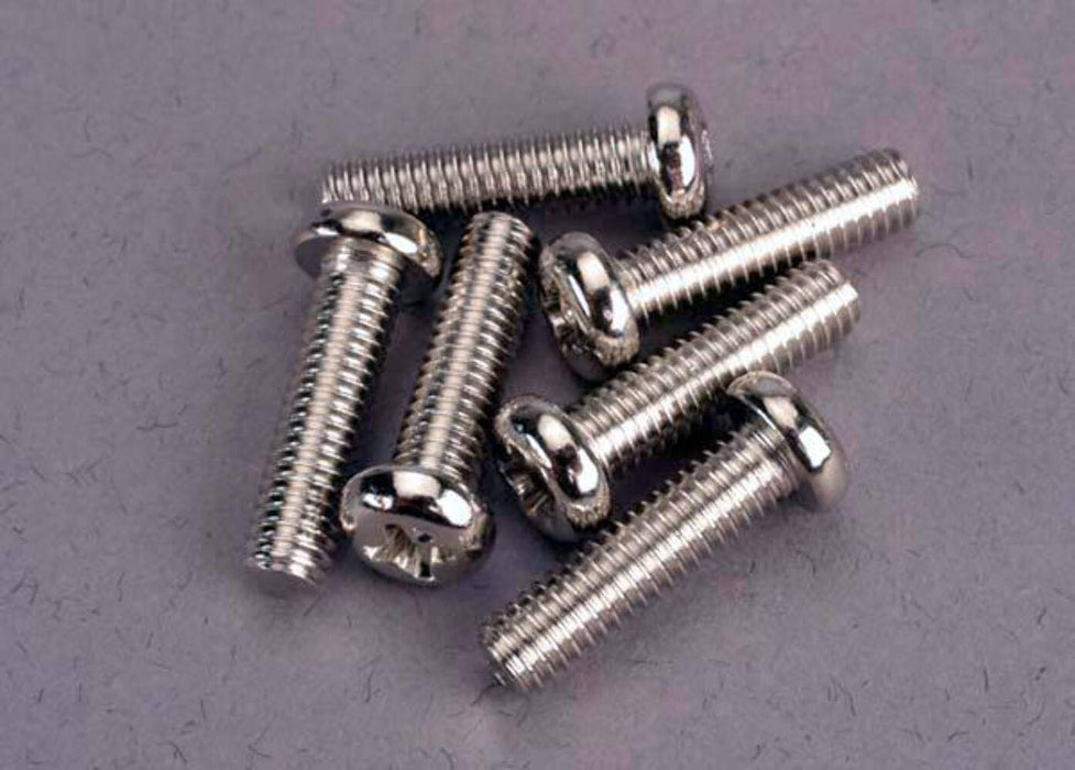 Traxxas 2573 Screws 4x15mm roundhead machine (6)