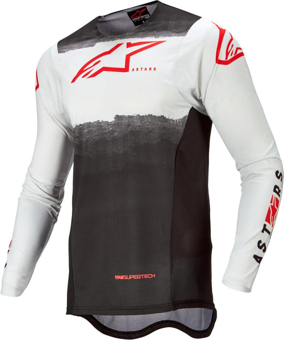 Alpinestars Supertech Foster Jersey White/Black/Red Fluo Xl (3760722-233-XL)