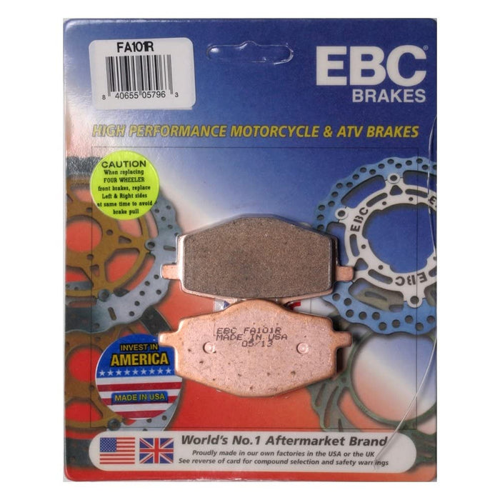 EBC Brakes R-Series Long-Life Sintered Brake Pads Compatible for Yamaha RT180 1997