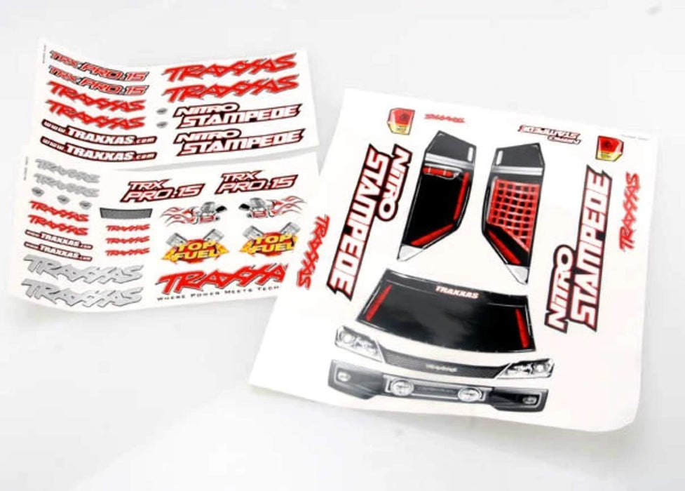 Traxxas Decal Sheets Nitro Stampede