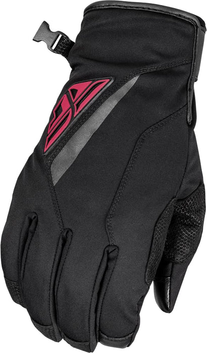 Fly Racing 2023 Snow Title Long Glove (Black/Pink, Small)