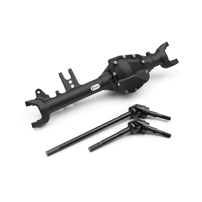 Vanquish Products Currie Vs4-10 D44 Front Axle, Black Anodized, Vps08370 VPS08370