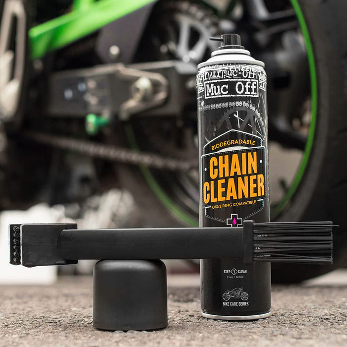 Muc Off Motorcycle Chain Cleaner, 16.9 fl oz - Chain Cleaner and Degreaser Spray for Motorcycle Cleaning - Motorcycle Cleaner for On and Off-Road