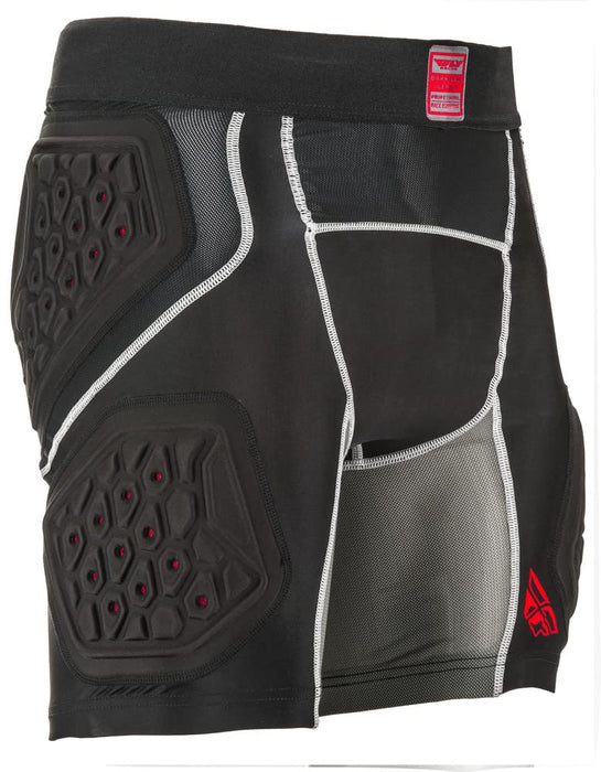 Fly Racing Barricade Compression Shorts (Black, Large)