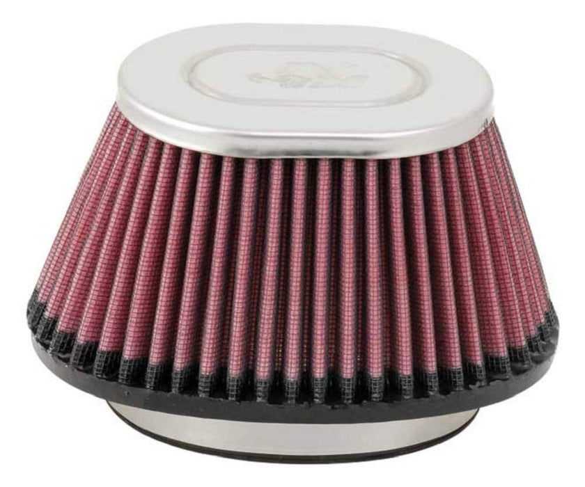 K&N Universal Clamp-On Air Filter: High Performance, Premium, Washable, Replacement Engine Filter: Filter Height: 3.5 In, Flange Length: 0.875 In, Shape: Oval Straight, RC-5004