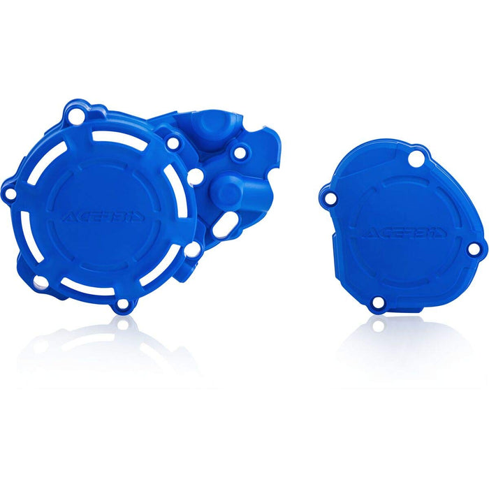 Acerbis X-Power Engine Cover Kit (YZ BLUE) For 06-23 YAMAHA YZ125