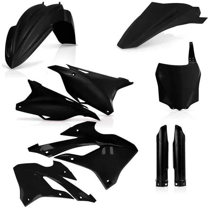 Acerbis Full Plastic Kit (BLACK) For 22-23 KAWASAKI KX85