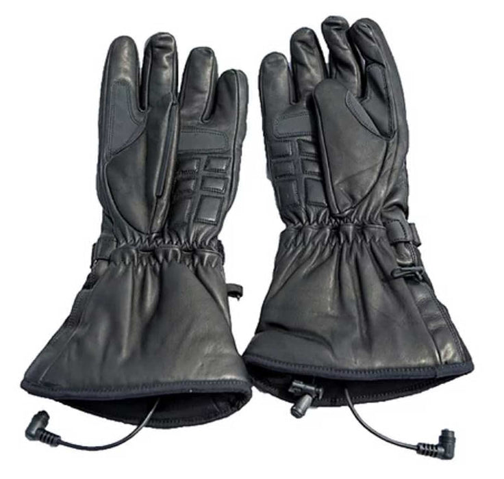 California Heat 12V Heated Wind & Water Proof Riding Gauntlet Gloves (S)