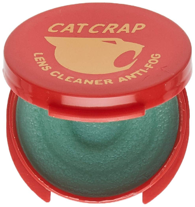 EK USA, Cat Crap, Anti-Fog Lens Cleaner Balm, Safe on All Lenses, Eyeglasses, Goggles, and Camera Lenses - 0.5 Ounce