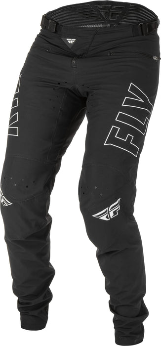 Fly Racing 2022 Adult Radium Bicycle Pants (Black/White, 38)